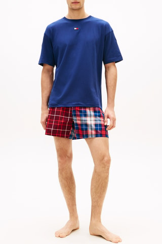 Pyjama - Bleu marine et rouge