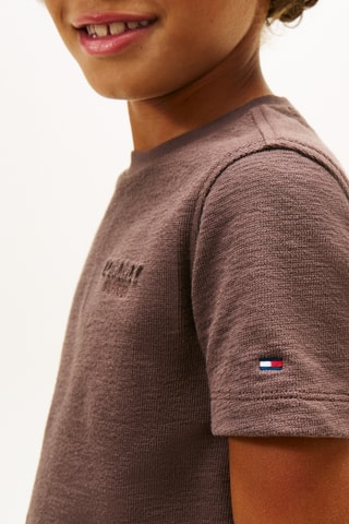 T-shirt en coton biologique - Marron