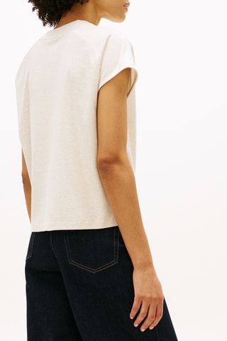 T-shirt relaxed - Beige