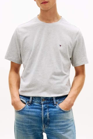 T-shirt regular - Gris clair chiné
