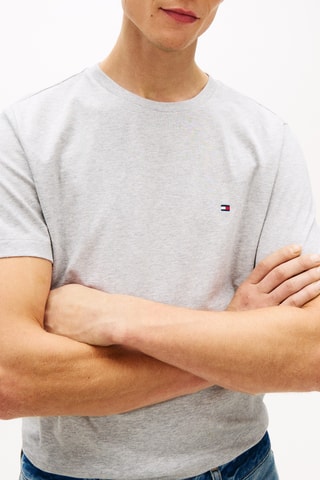 T-shirt regular - Gris clair chiné