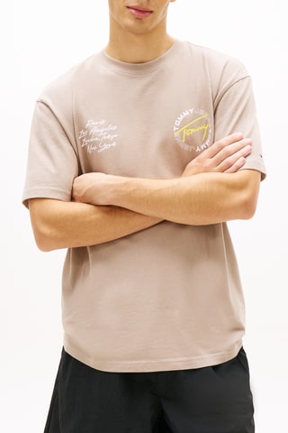 T-shirt relaxed - Beige