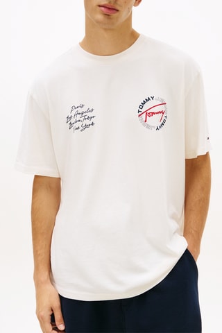 T-shirt relaxed - Blanc