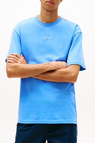 T-shirt relaxed - Bleu clair