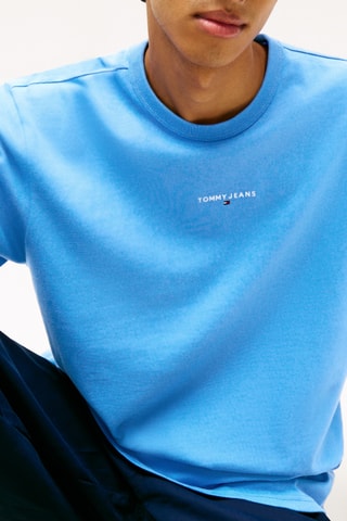 T-shirt relaxed - Bleu clair