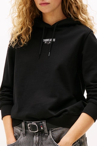 Sweat à capuche regular - Noir