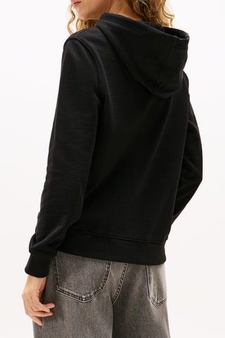 Sweat à capuche regular - Noir