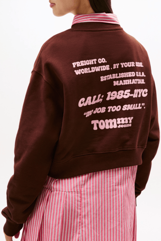 Sweat relaxed - Marron