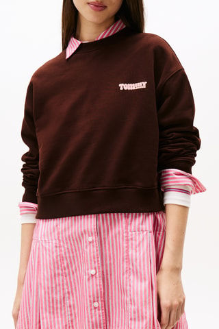 Sweat relaxed - Marron