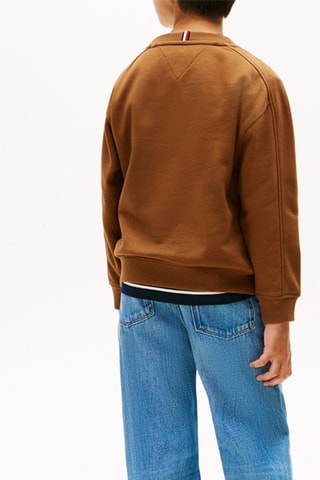 Sweat - Marron et blanc