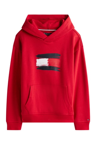 Sweat à capuche - Rouge et noir