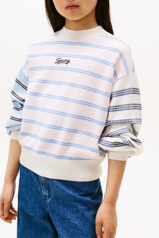 Sweat - Rose et bleu clair