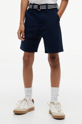Short loose - Bleu marine et blanc