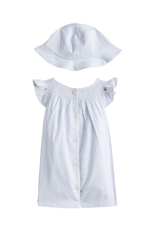 Bob et robe en coton biologique - Ciel