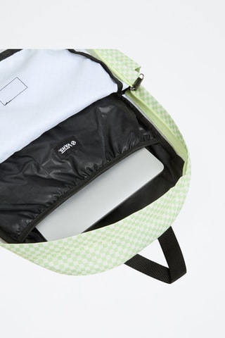 Mochila - Verde claro y blanco