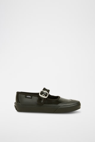 Babies de piel de charol Mary Jane - Negro