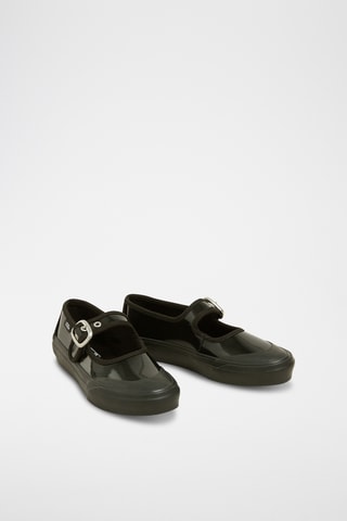 Babies de piel de charol Mary Jane - Negro