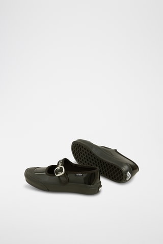 Babies de piel de charol Mary Jane - Negro