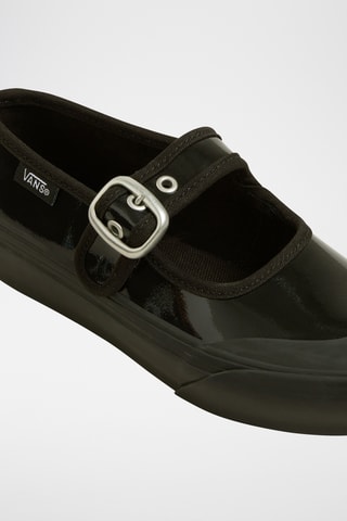 Babies de piel de charol Mary Jane - Negro