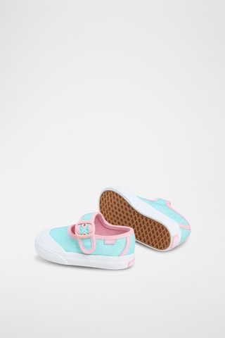 Babies Mary Jane - Celeste jaspeado y rosa