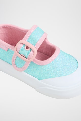 Babies Mary Jane - Celeste jaspeado y rosa