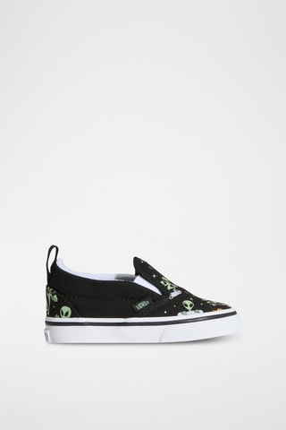Slip-on Slip-On V - Negro y verde flúor - Vans