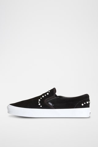 Slip-on de nobuk Classic Slip-On - Negro