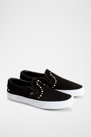 Slip-on de nobuk Classic Slip-On - Negro