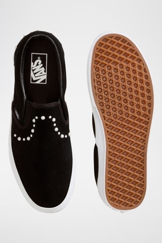 Slip-on de nobuk Classic Slip-On - Negro