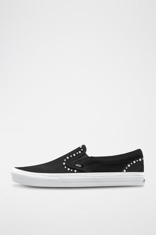 Slip-on de nobuk Classic Slip-On - Negro