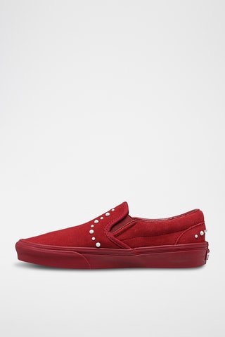 Slip-on de nobuk Classic Slip-On - Burdeos