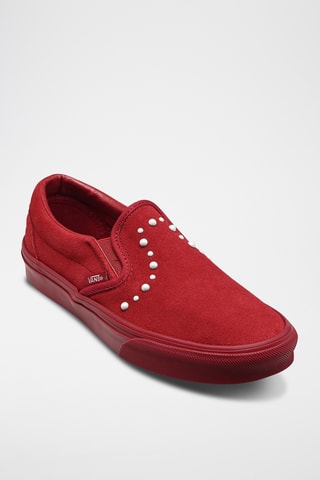 Slip-on de nobuk Classic Slip-On - Burdeos