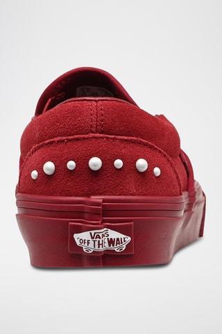 Slip-on de nobuk Classic Slip-On - Burdeos