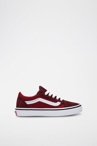 Zapatillas de piel Old Skool - Burdeos