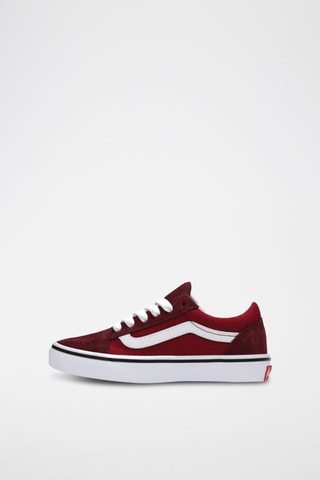 Zapatillas de piel Old Skool - Burdeos
