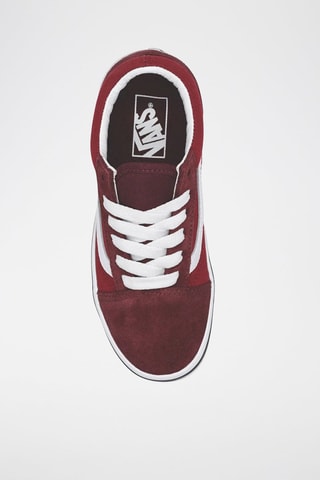 Zapatillas de piel Old Skool - Burdeos