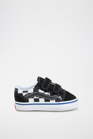 Zapatillas de piel Old Skool V - Negro