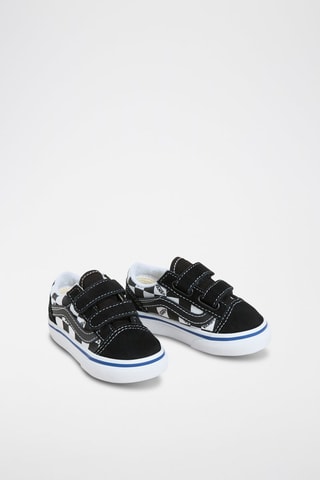 Zapatillas de piel Old Skool V - Negro