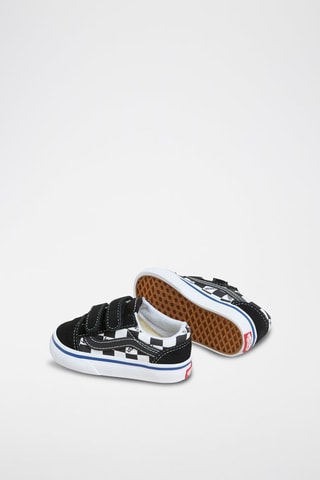 Zapatillas de piel Old Skool V - Negro
