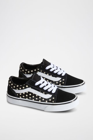 Zapatillas de piel Old Skool - Negro
