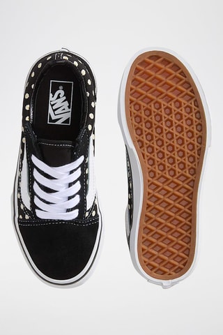 Zapatillas de piel Old Skool - Negro