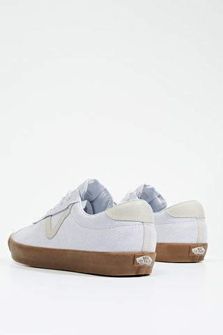 Zapatillas de piel Sport Low - Celeste