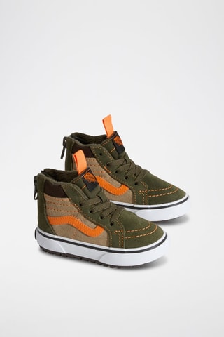 Zapatillas altas de nobuk SK8-Hi Zip Insulated - Verde oscuro