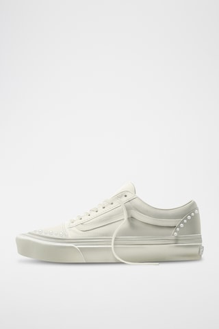 Zapatillas de nobuk con plataforma Old Skool Platform - Gris claro