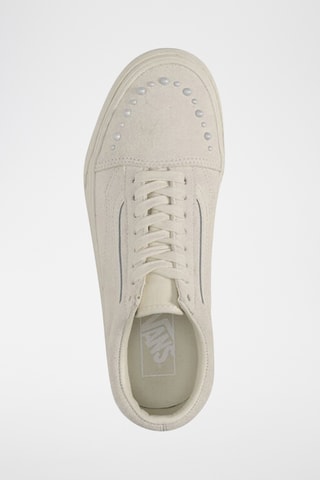 Zapatillas de nobuk con plataforma Old Skool Platform - Gris claro