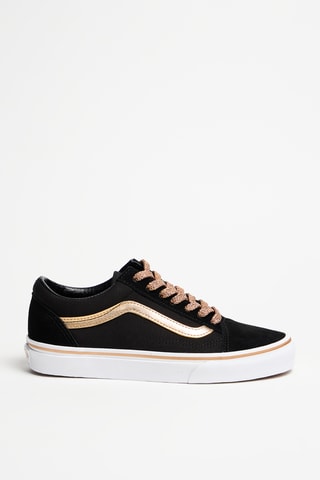Baskets en nubuck Old Skool - Noir et doré