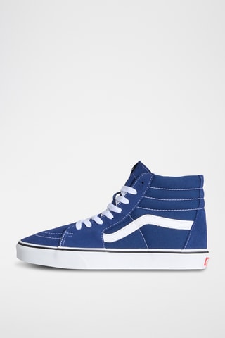 Zapatillas altas de nobuk SK8-Hi - Azul y blanco