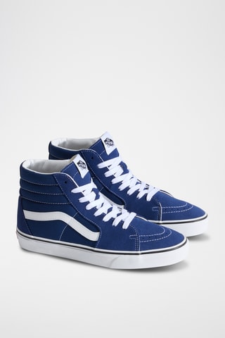 Zapatillas altas de nobuk SK8-Hi - Azul y blanco