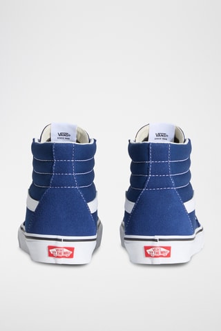 Zapatillas altas de nobuk SK8-Hi - Azul y blanco