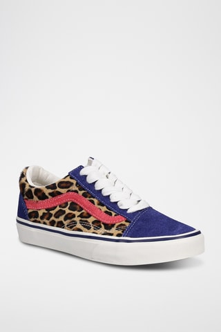 Baskets en nubuck Old Skool - Bleu foncé